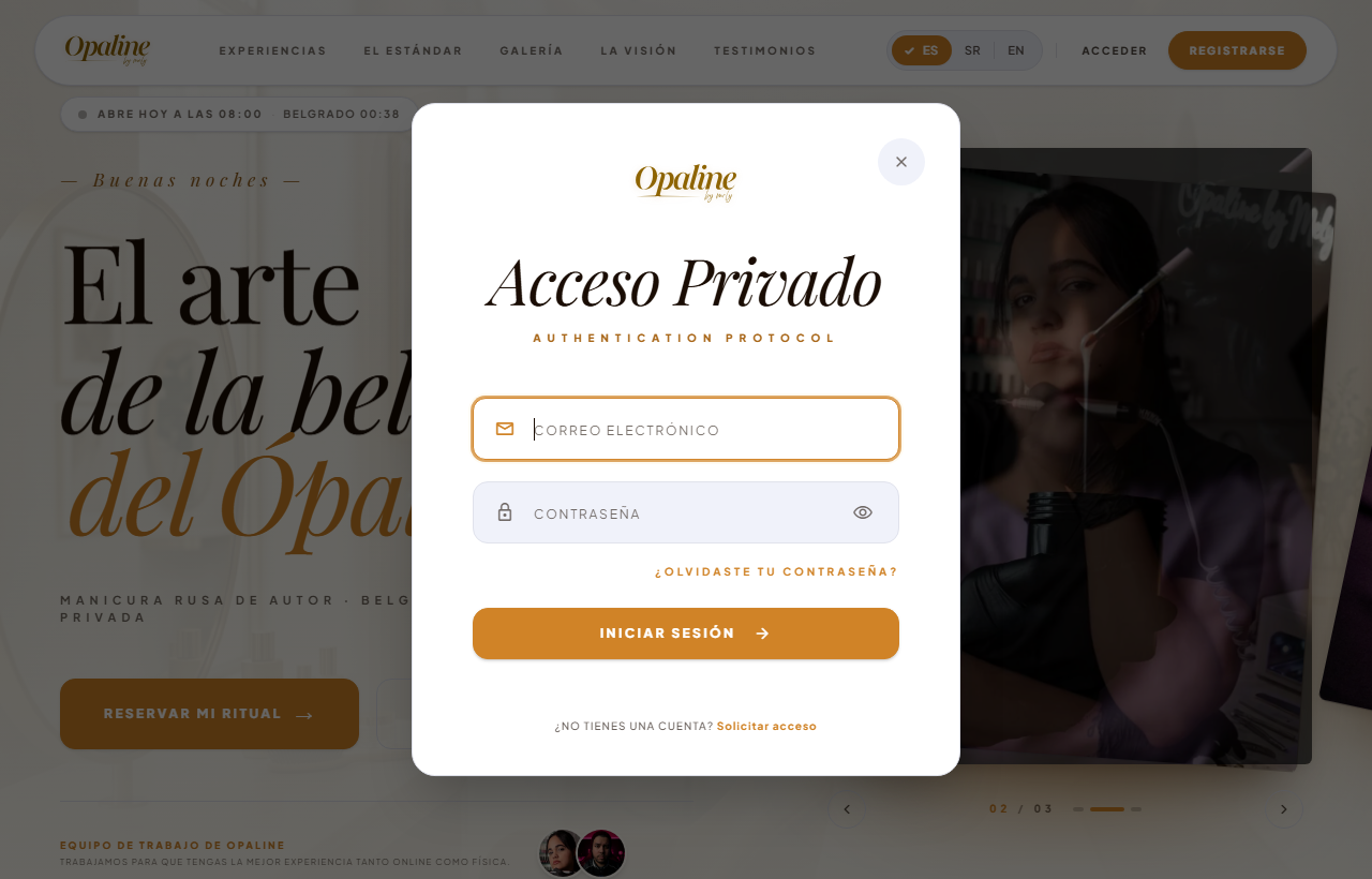 Consola de administración y métricas del motor web Opaline desarrollado por Sensei Labs